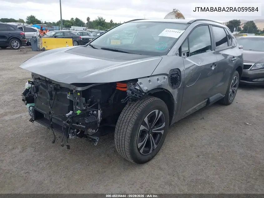 2024 Subaru Solterra Premium VIN: JTMABABA2RA059584 Lot: 45235444