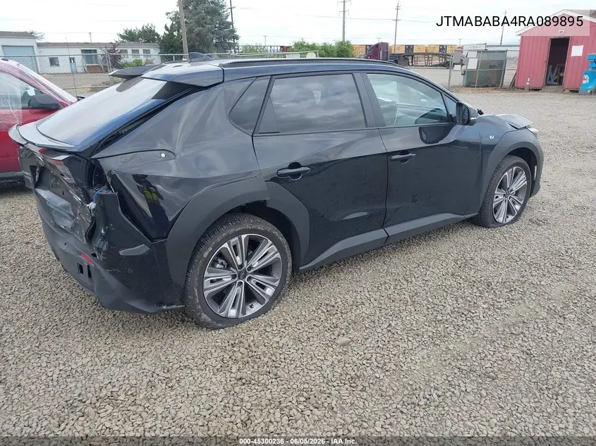 2024 Subaru Solterra Limited VIN: JTMABABA4RA089895 Lot: 45300236