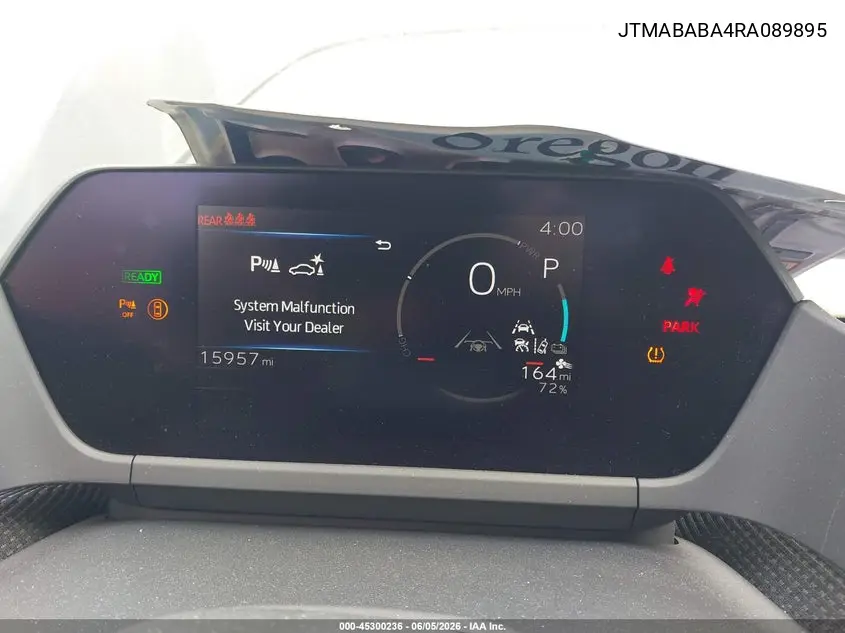 2024 Subaru Solterra Limited VIN: JTMABABA4RA089895 Lot: 45300236