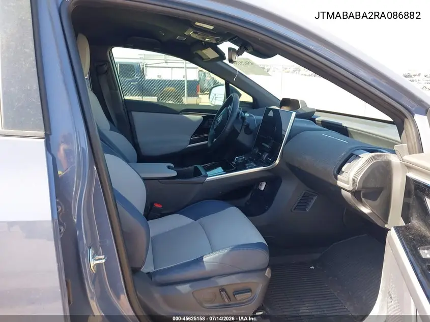 2024 Subaru Solterra Limited VIN: JTMABABA2RA086882 Lot: 45625158