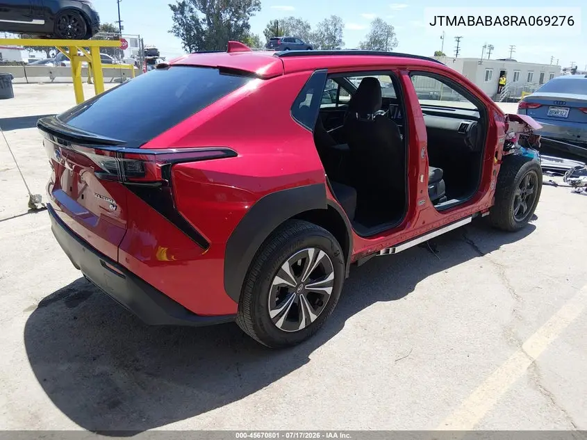 2024 Subaru Solterra Premium VIN: JTMABABA8RA069276 Lot: 45670801