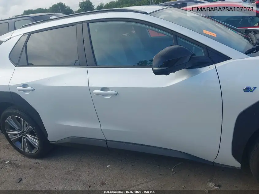 2025 Subaru Solterra Limited VIN: JTMABABA2SA107073 Lot: 45536849