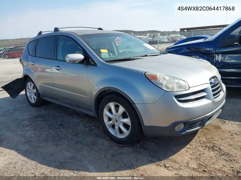 2006 Subaru B9 Tribeca Base 5-Passenger/Limited 5-Passenger VIN: 4S4WX82C064417868 Lot: 44691595
