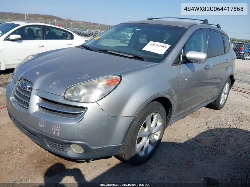 2006 Subaru B9 Tribeca Base 5-Passenger/Limited 5-Passenger VIN: 4S4WX82C064417868 Lot: 44691595