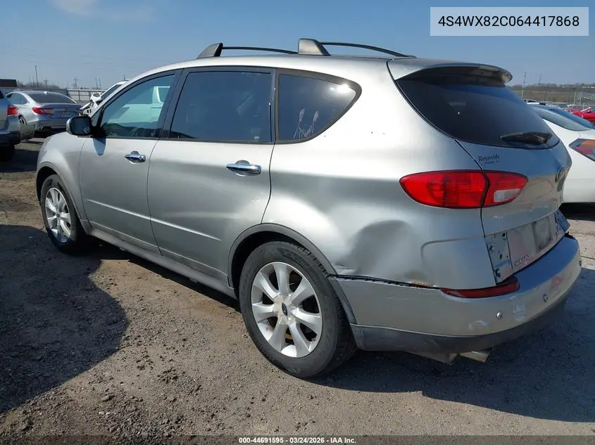 2006 Subaru B9 Tribeca Base 5-Passenger/Limited 5-Passenger VIN: 4S4WX82C064417868 Lot: 44691595