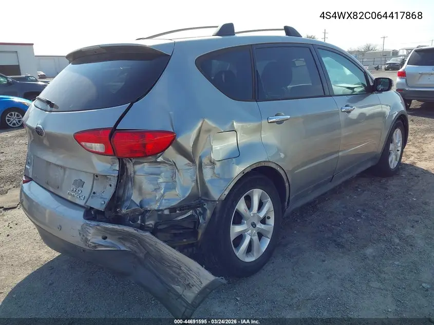 2006 Subaru B9 Tribeca Base 5-Passenger/Limited 5-Passenger VIN: 4S4WX82C064417868 Lot: 44691595