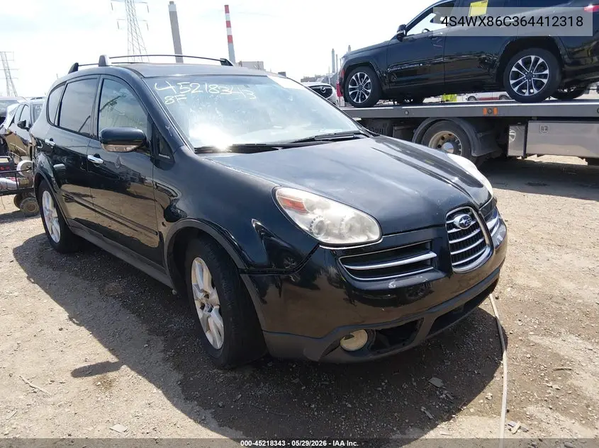 2006 Subaru B9 Tribeca Base 7-Passenger/Limited 7-Passenger VIN: 4S4WX86C364412318 Lot: 45218343