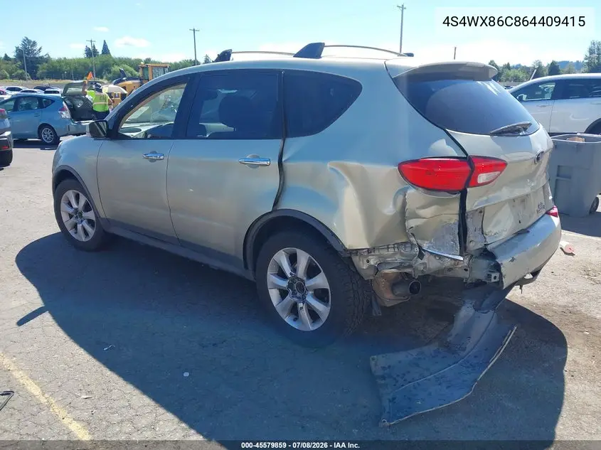 2006 Subaru B9 Tribeca Base 7-Passenger/Limited 7-Passenger VIN: 4S4WX86C864409415 Lot: 45579859