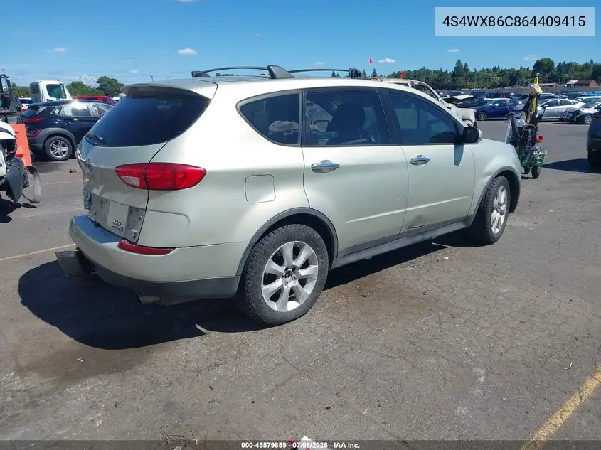 2006 Subaru B9 Tribeca Base 7-Passenger/Limited 7-Passenger VIN: 4S4WX86C864409415 Lot: 45579859