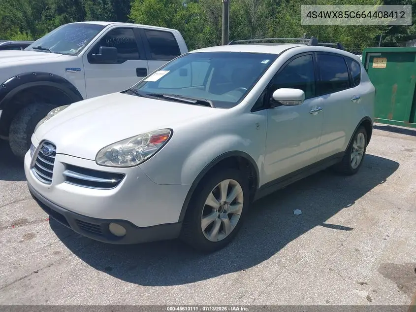 2006 Subaru B9 Tribeca Base 7-Passenger/Limited 7-Passenger VIN: 4S4WX85C664408412 Lot: 45613111