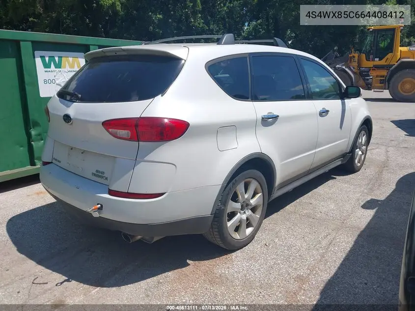 2006 Subaru B9 Tribeca Base 7-Passenger/Limited 7-Passenger VIN: 4S4WX85C664408412 Lot: 45613111