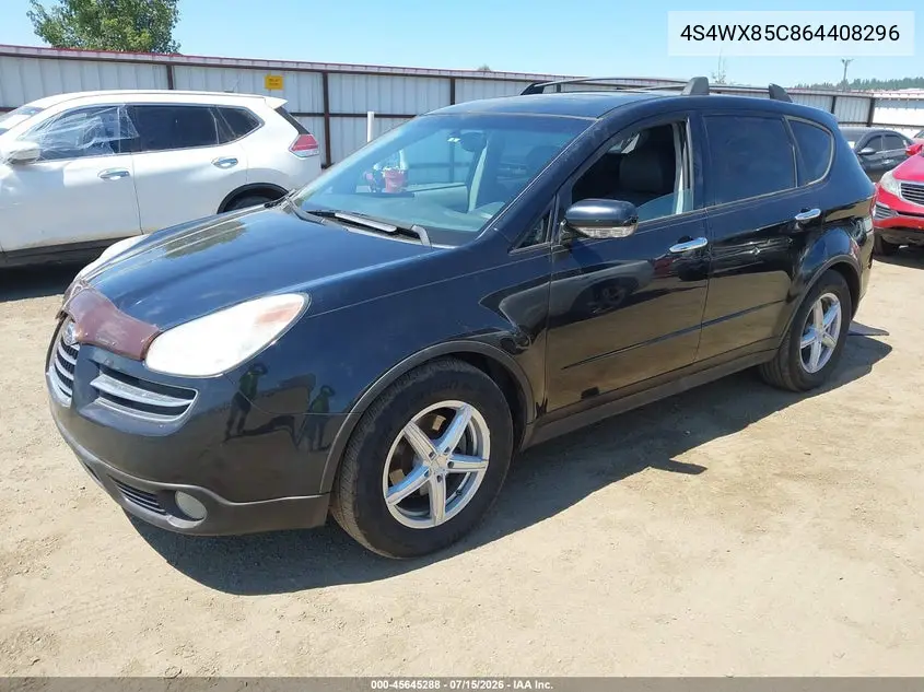 2006 Subaru B9 Tribeca Base 7-Passenger/Limited 7-Passenger VIN: 4S4WX85C864408296 Lot: 45645288
