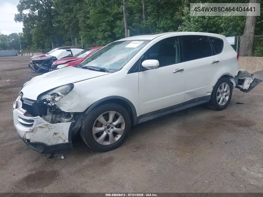 2006 Subaru B9 Tribeca Base 7-Passenger/Limited 7-Passenger VIN: 4S4WX85C464404441 Lot: 45646413