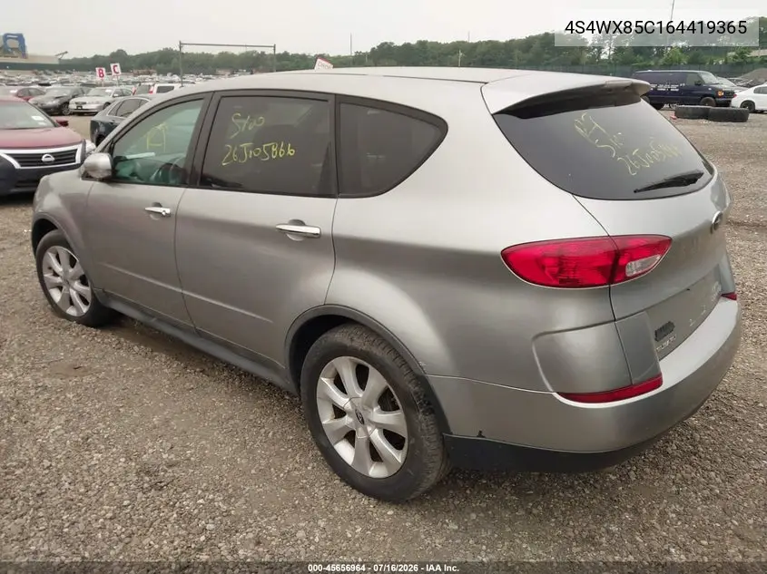 2006 Subaru B9 Tribeca Base 7-Passenger/Limited 7-Passenger VIN: 4S4WX85C164419365 Lot: 45656964