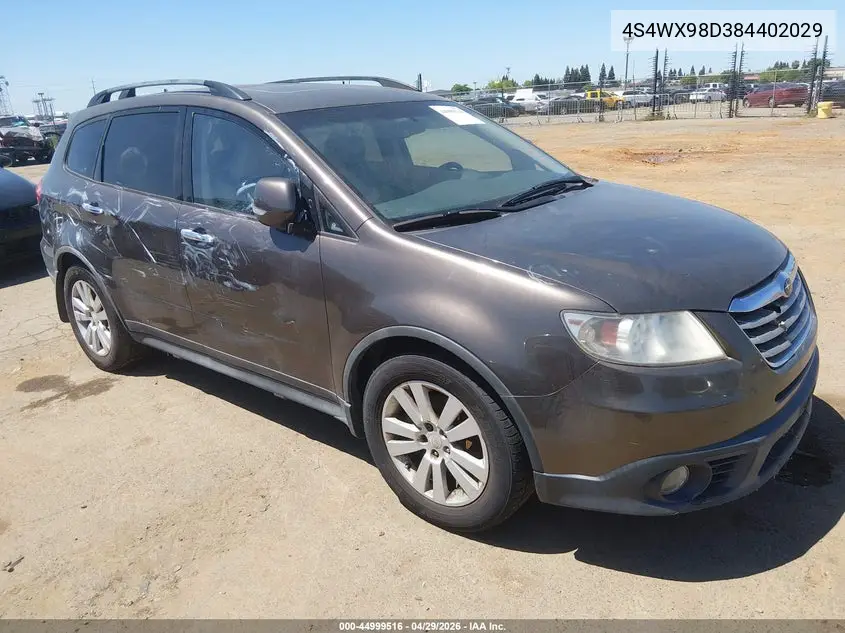 2008 Subaru Tribeca Limited 7-Passenger VIN: 4S4WX98D384402029 Lot: 44999516