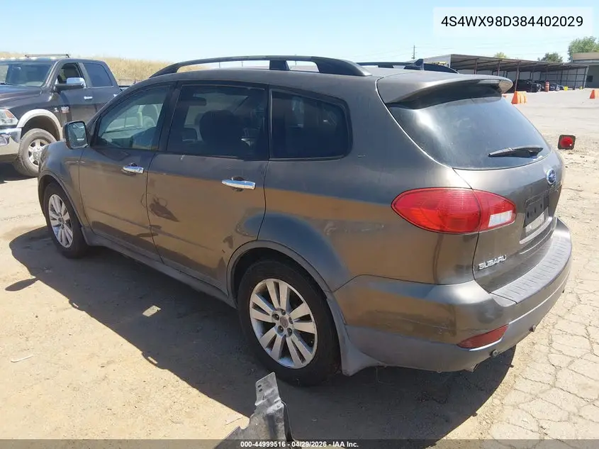 2008 Subaru Tribeca Limited 7-Passenger VIN: 4S4WX98D384402029 Lot: 44999516