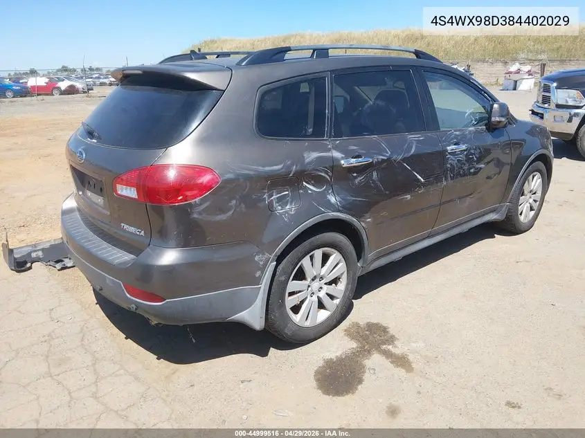 2008 Subaru Tribeca Limited 7-Passenger VIN: 4S4WX98D384402029 Lot: 44999516