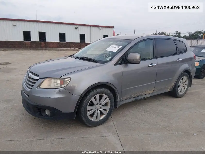 2008 Subaru Tribeca Base 7-Passenger VIN: 4S4WX96D984406962 Lot: 45146073