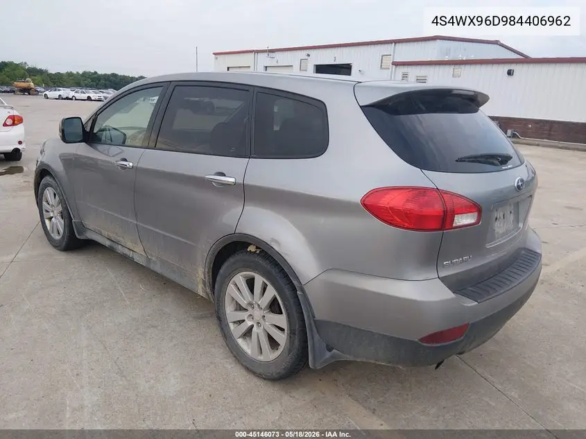 2008 Subaru Tribeca Base 7-Passenger VIN: 4S4WX96D984406962 Lot: 45146073