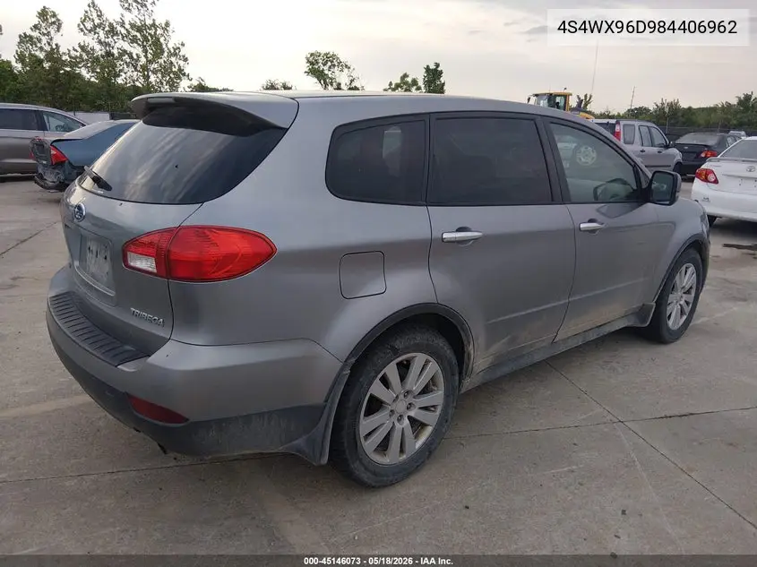 2008 Subaru Tribeca Base 7-Passenger VIN: 4S4WX96D984406962 Lot: 45146073