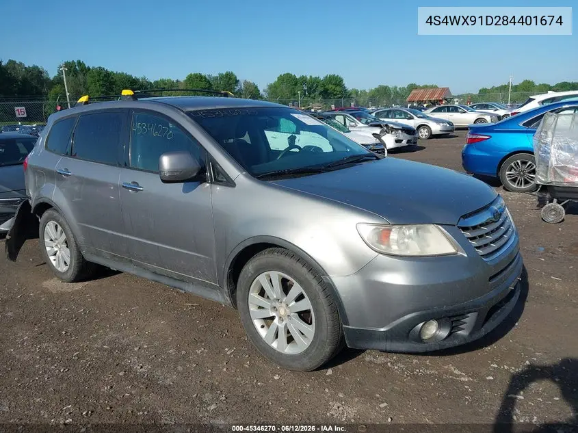 2008 Subaru Tribeca Base 5-Passenger VIN: 4S4WX91D284401674 Lot: 45346270