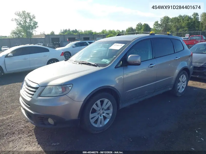 2008 Subaru Tribeca Base 5-Passenger VIN: 4S4WX91D284401674 Lot: 45346270