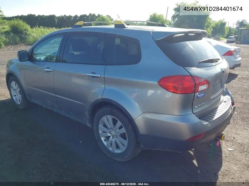 2008 Subaru Tribeca Base 5-Passenger VIN: 4S4WX91D284401674 Lot: 45346270