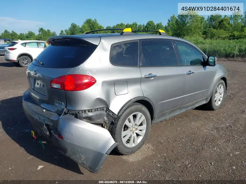 2008 Subaru Tribeca Base 5-Passenger VIN: 4S4WX91D284401674 Lot: 45346270