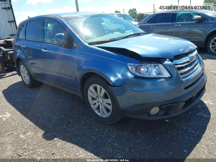 2008 Subaru Tribeca Base 5-Passenger VIN: 4S4WX91D484403801 Lot: 45368739