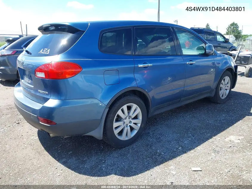 2008 Subaru Tribeca Base 5-Passenger VIN: 4S4WX91D484403801 Lot: 45368739