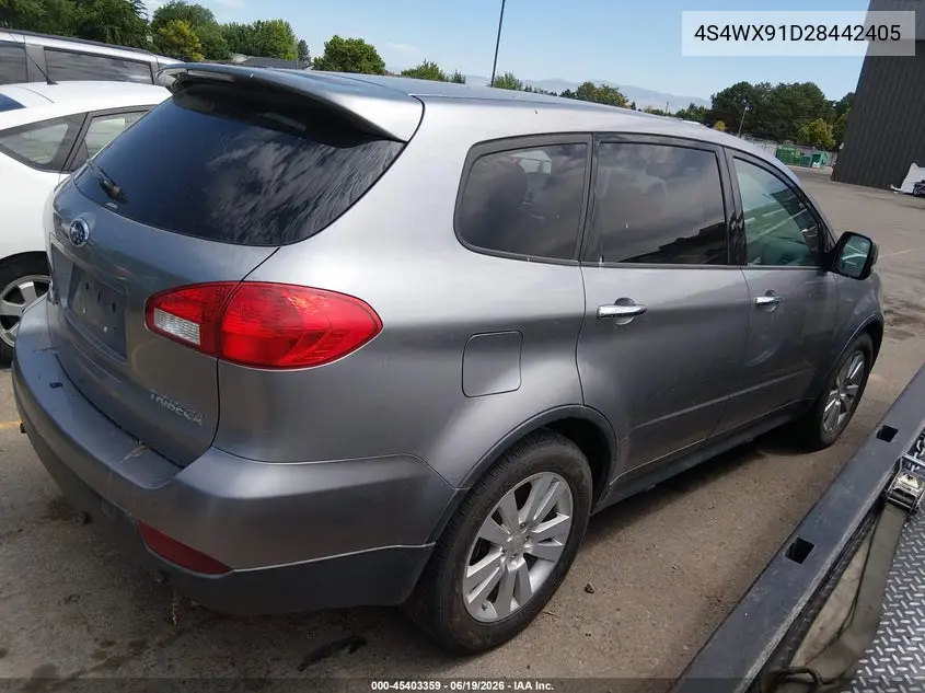 2008 Subaru Tribeca VIN: 4S4WX91D284402405 Lot: 45403359