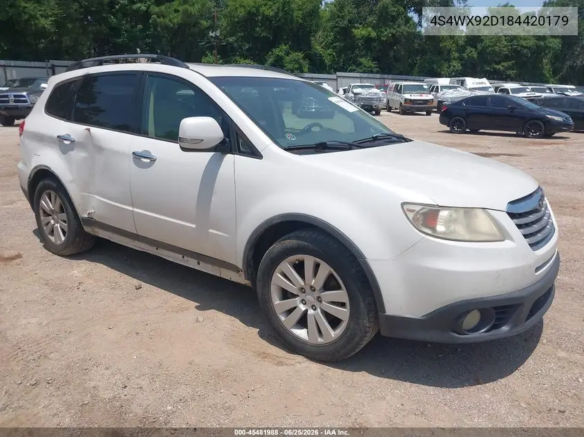 2008 Subaru Tribeca Limited 5-Passenger VIN: 4S4WX92D184420179 Lot: 45481988