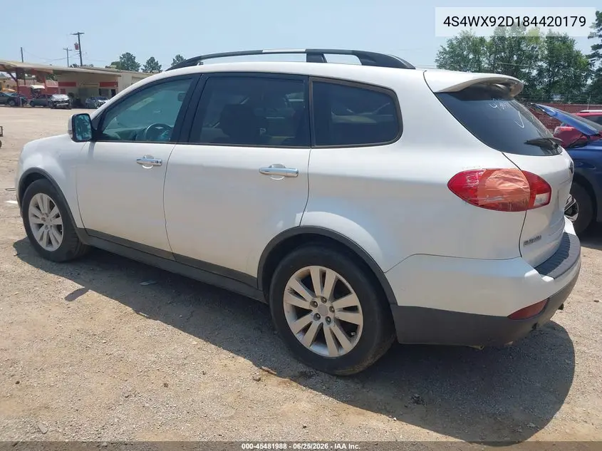 2008 Subaru Tribeca Limited 5-Passenger VIN: 4S4WX92D184420179 Lot: 45481988