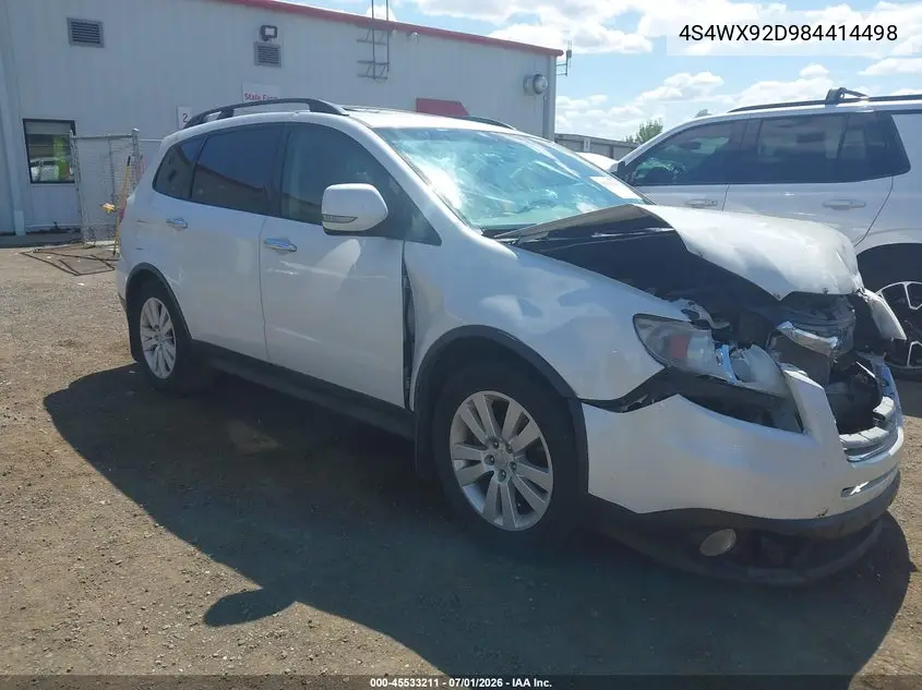 2008 Subaru Tribeca Limited 5-Passenger VIN: 4S4WX92D984414498 Lot: 45533211