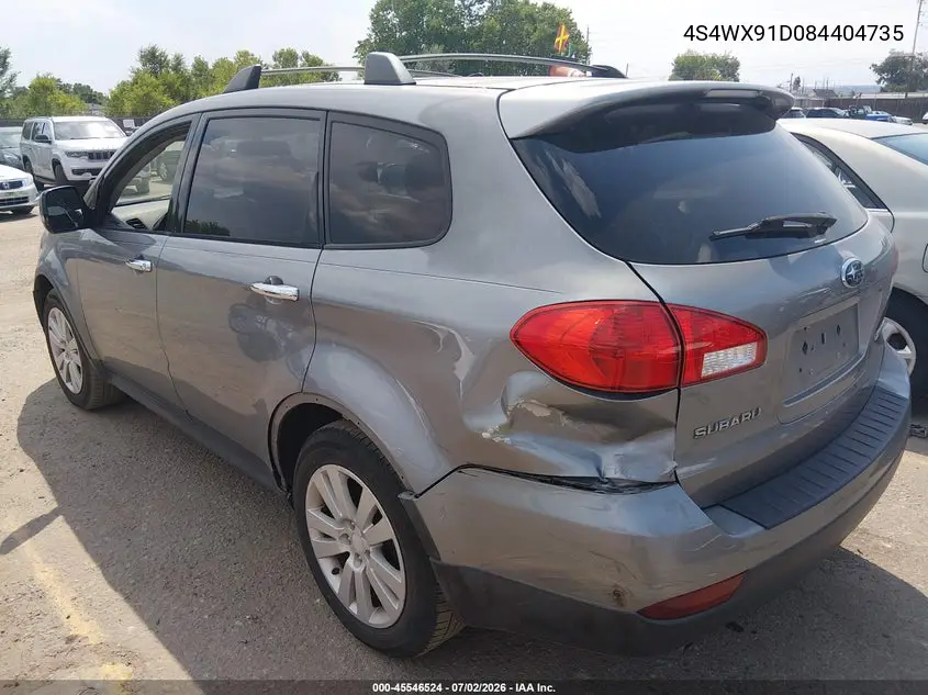 2008 Subaru Tribeca Base 5-Passenger VIN: 4S4WX91D084404735 Lot: 45546524