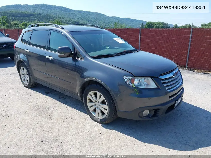 2008 Subaru Tribeca Limited 5-Passenger VIN: 4S4WX93D984413351 Lot: 45612634