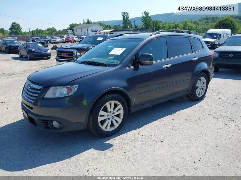 2008 Subaru Tribeca Limited 5-Passenger VIN: 4S4WX93D984413351 Lot: 45612634