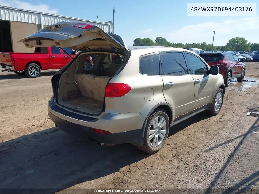 2009 Subaru Tribeca Limited 7-Passenger/Special Edition 7-Passenger VIN: 4S4WX97D694403176 Lot: 40411090