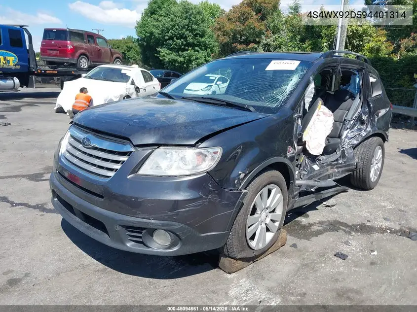 2009 Subaru Tribeca Limited 5-Passenger/Special Edition 5-Passenger VIN: 4S4WX92D594401314 Lot: 45094661