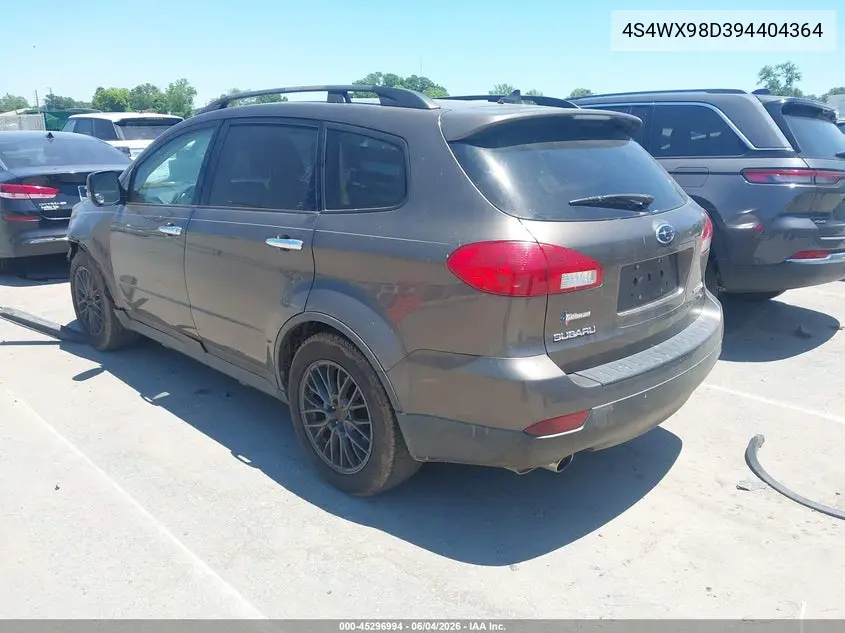 2009 Subaru Tribeca Limited 7-Passenger VIN: 4S4WX98D394404364 Lot: 45296994