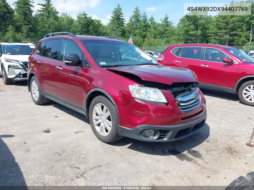 2009 Subaru Tribeca Limited 5-Passenger VIN: 4S4WX92DX94407769 Lot: 45580889