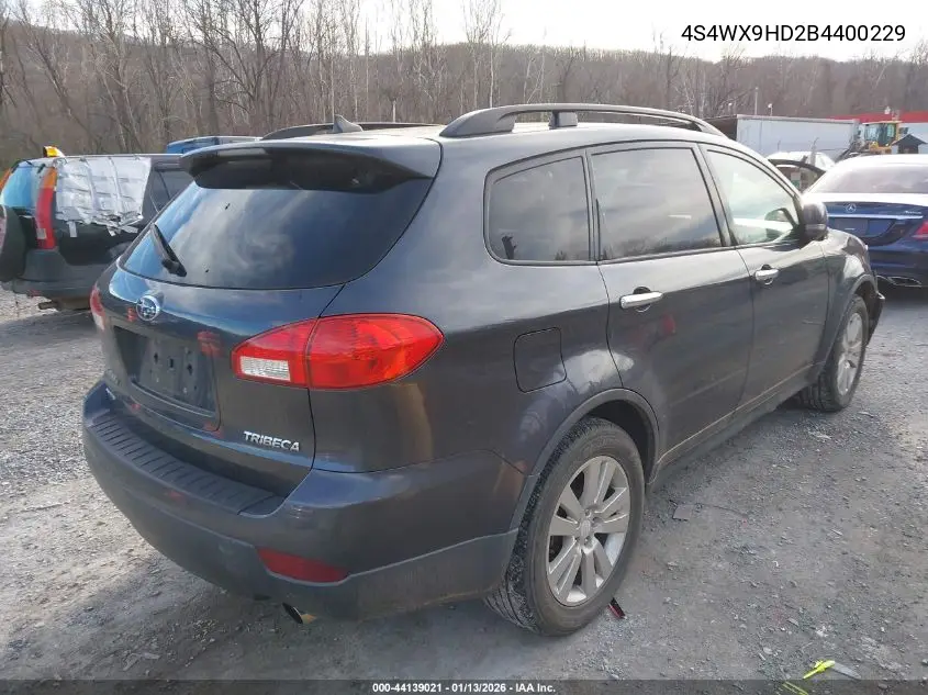 2011 Subaru Tribeca 3.6R Limited VIN: 4S4WX9HD2B4400229 Lot: 44139021