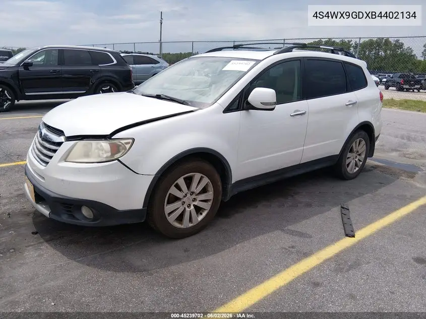 2011 Subaru Tribeca 3.6R Limited VIN: 4S4WX9GDXB4402134 Lot: 45239702