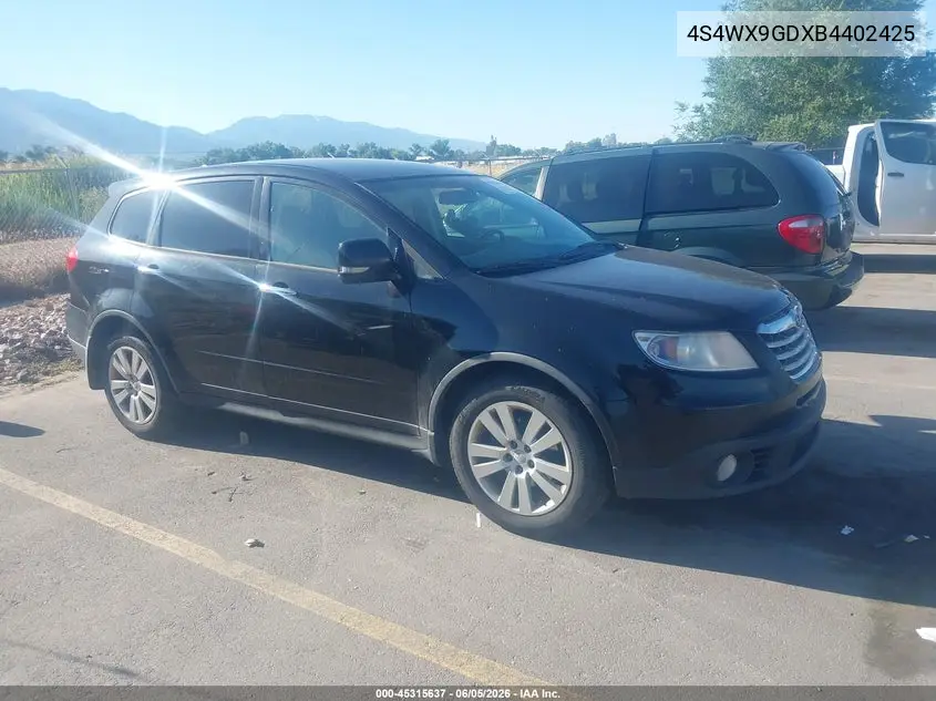 2011 Subaru Tribeca 3.6R Limited VIN: 4S4WX9GDXB4402425 Lot: 45315637