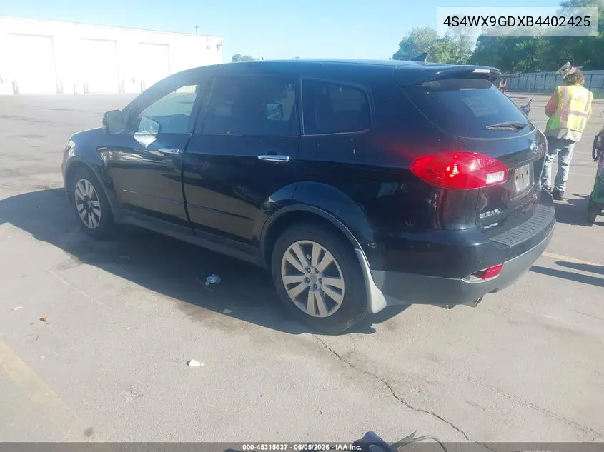 2011 Subaru Tribeca 3.6R Limited VIN: 4S4WX9GDXB4402425 Lot: 45315637