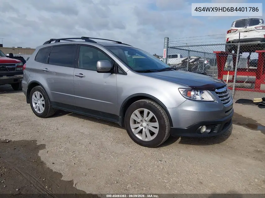 2011 Subaru Tribeca 3.6R Limited VIN: 4S4WX9HD6B4401786 Lot: 45493363