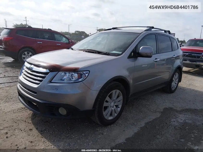 2011 Subaru Tribeca 3.6R Limited VIN: 4S4WX9HD6B4401786 Lot: 45493363