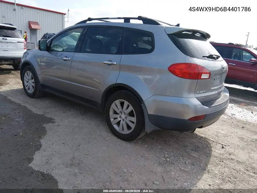 2011 Subaru Tribeca 3.6R Limited VIN: 4S4WX9HD6B4401786 Lot: 45493363