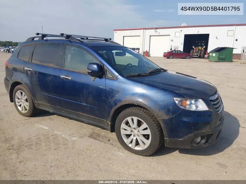 2011 Subaru Tribeca 3.6R Limited VIN: 4S4WX9GD5B4401795 Lot: 45529110