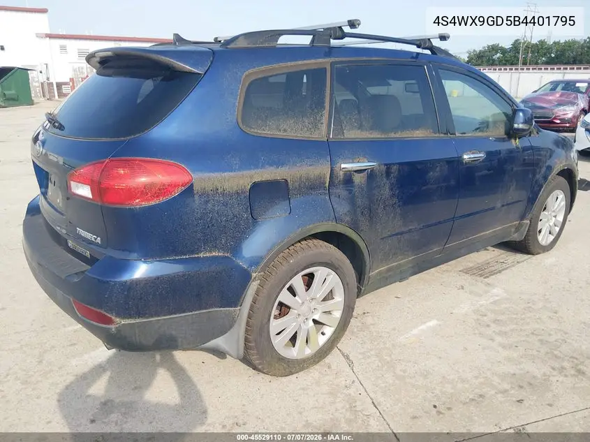 2011 Subaru Tribeca 3.6R Limited VIN: 4S4WX9GD5B4401795 Lot: 45529110